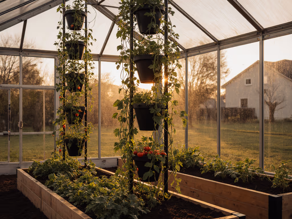 Vertical Raised Bed Greenhouses Grow More