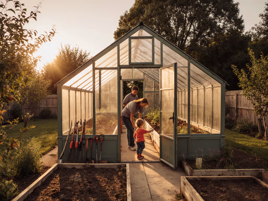 Child-Safe Traditional Greenhouse Design Essentials