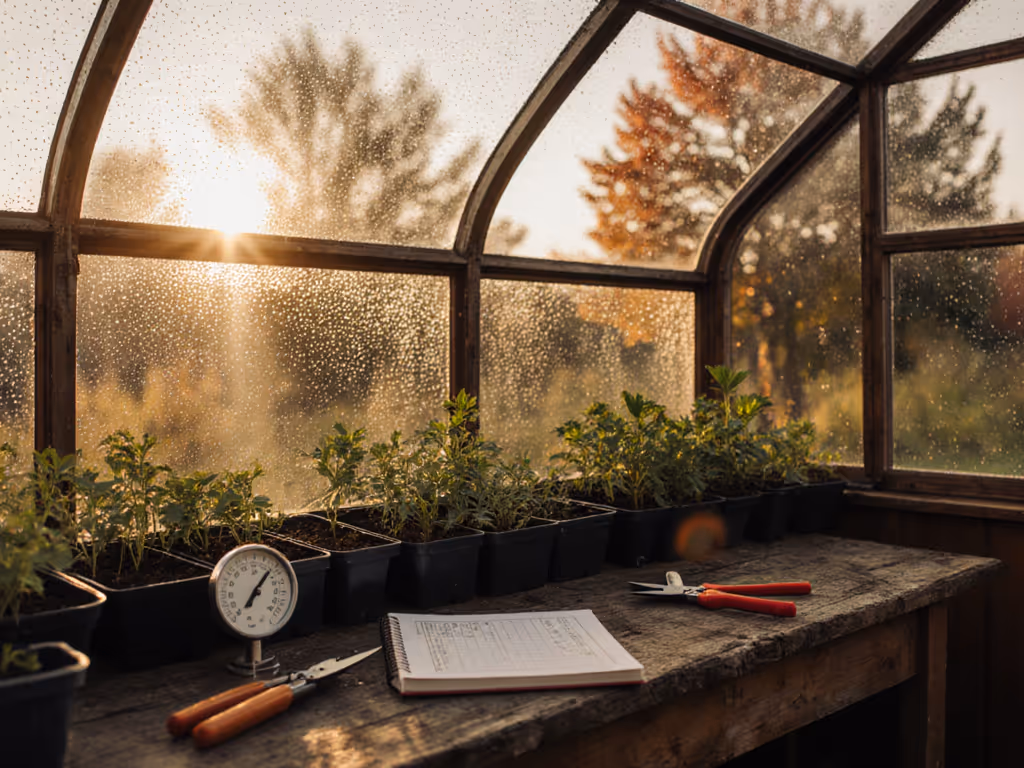 Seasonal Greenhouse Checklist: Lower Maintenance Costs