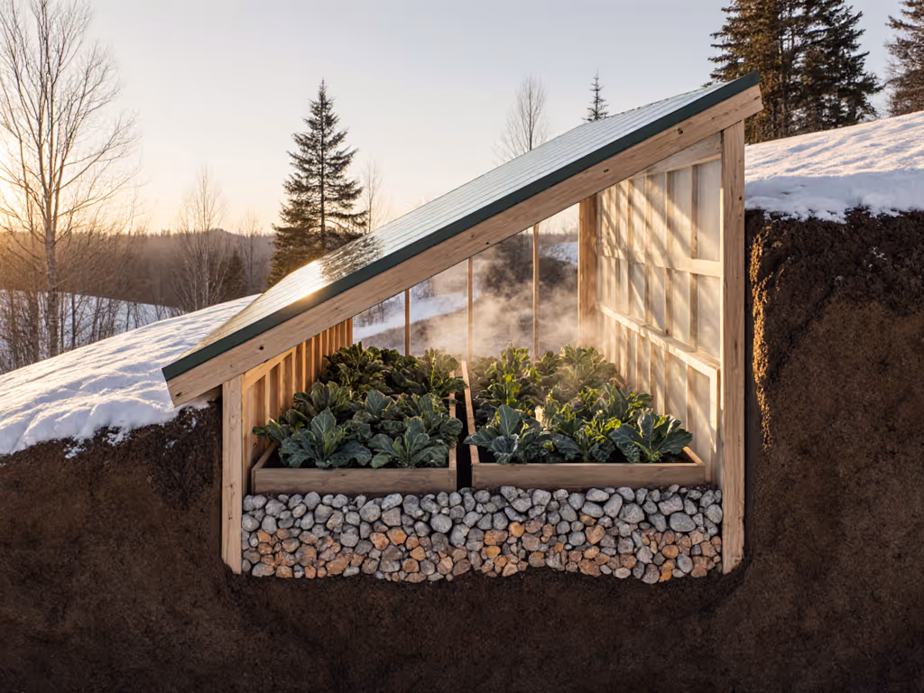 Walipini Greenhouse: Geothermal Heat for Year-Round Growing