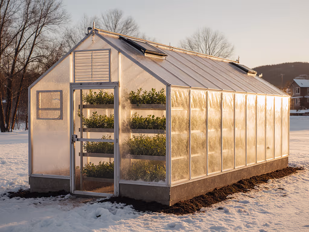 Year-Round Herb Garden Greenhouse: Reliable Microclimate Control