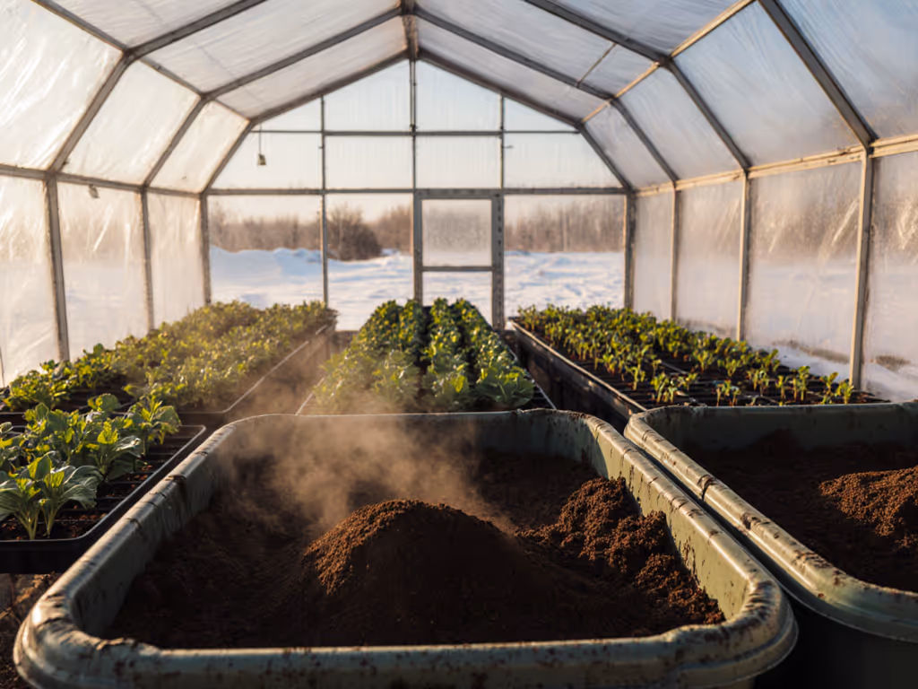 Composting Greenhouse: Year-Round Soil Regeneration Inside