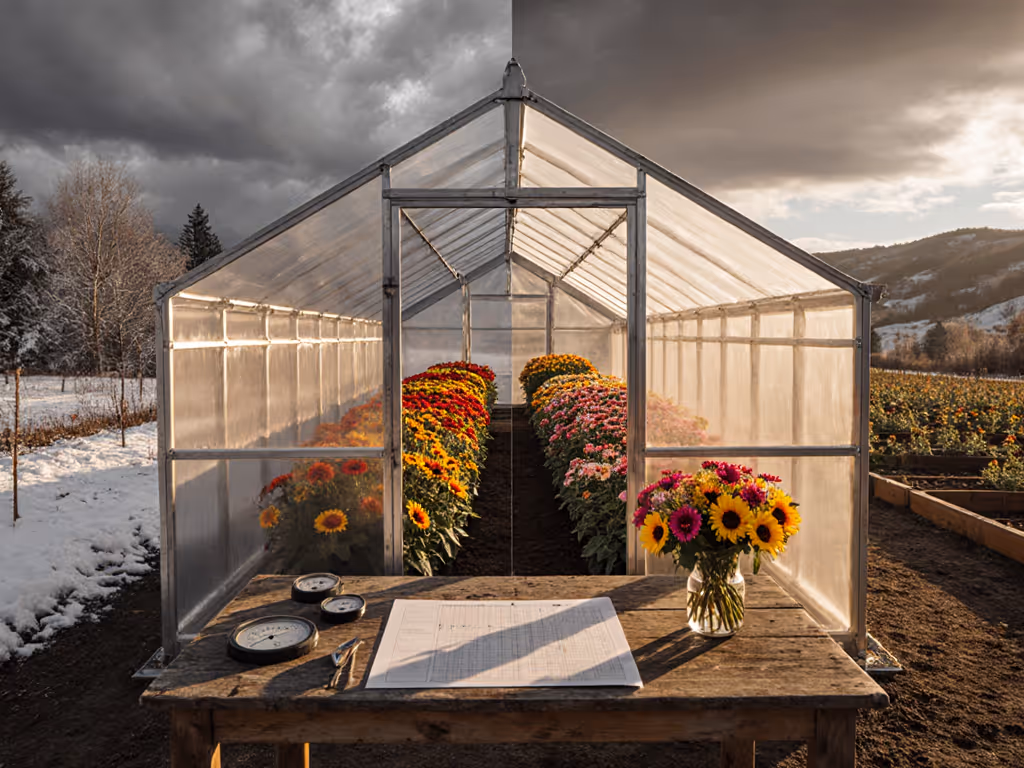 Cut Flower Greenhouse Kits: Climate-Proof & Profitable
