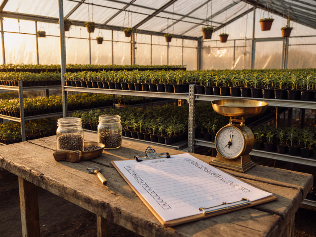 Greenhouse Seed Starter Inventory: Avoid Overordering Waste
