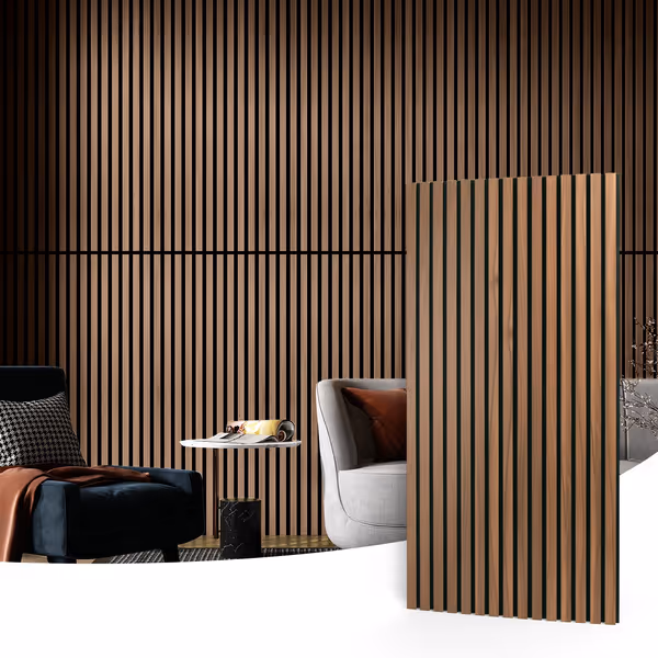 Art3d Fluted Wood Slat Acoustic Panels (2-Pack)