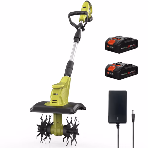 20V Cordless Tiller Cultivator